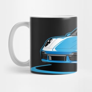 911 turbo illustration graphics Mug